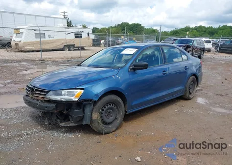 2015 Volkswagen Jetta 2.0L S z USA, uszkodzony, nr VIN 3VW2K7AJ3FM306356